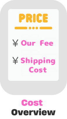 Cost Overview - Check service fees for proxy shopping, bidding, and international shipping